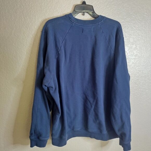 Everlane The Track Crewneck Sweatshirt Organic Cotton faded blue men's 2Xl - Picture 8 of 10